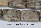 CMB27 15.5 inches 18*25mm rectangle natural medical stone beads