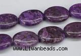 CMB36 15.5 inches 13*18mm oval dyed natural medical stone beads