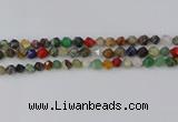 CME107 15.5 inches 8mm faceted nuggets mixed gemstone beads