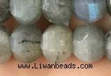 CME210 15.5 inches 7*9mm - 8*10mm pumpkin labradorite beads