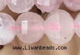 CME231 15.5 inches 10*11mm - 10*12mm pumpkin rose quartz beads