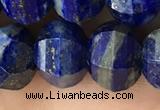 CME245 15.5 inches 10*11mm - 10*12mm pumpkin lapis lazuli beads