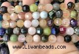 CME254 15.5 inches 7*9mm - 8*10mm pumpkin mixed gemstone beads