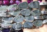 CME509 12 inches 18*28mm - 20*30mm flat teardrop labradorite beads