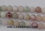 CMG111 15.5 inches 6mm round natural morganite beads wholesale