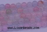 CMG140 15.5 inches 4mm round natural morganite gemstone beads