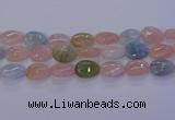 CMG234 15.5 inches 13*18mm flat teardrop morganite beads wholesale