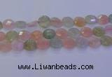 CMG256 15.5 inches 16mm faceted coin morganite beads