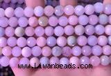 CMG398 15.5 inches 8mm faceted round morganite beads wholesale