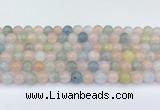 CMG431 15.5 inches 8mm round morganite beads wholesale