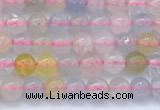 CMG475 15 inches 4mm round morganite gemstone beads