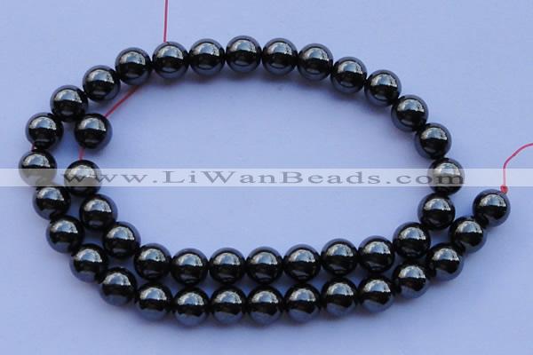 CMH08 16 inches 6mm round magnetic hematite beads Wholesale