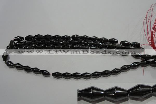 CMH133 15.5 inches 8*12mm bicone magnetic hematite beads