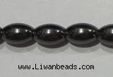 CMH147 15.5 inches 6*9mm rice magnetic hematite beads wholesale