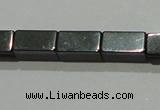 CMH163 15.5 inches 4*8mm cuboid magnetic hematite beads