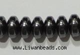 CMH167 15.5 inches 5*8mm rondelle magnetic hematite beads