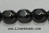 CMH169 15.5 inches 6*8mm lantern magnetic hematite beads