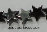 CMH177 15.5 inches 10*10mm star magnetic hematite beads wholesale