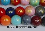 CMJ1011 15.5 inches 6mm round mixed Mashan jade beads wholesale