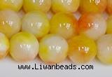 CMJ1051 15.5 inches 8mm round jade beads wholesale