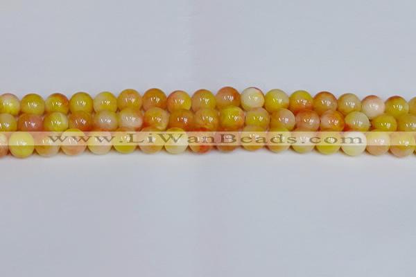 CMJ1056 15.5 inches 8mm round jade beads wholesale