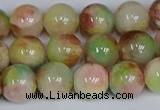 CMJ1076 15.5 inches 8mm round jade beads wholesale