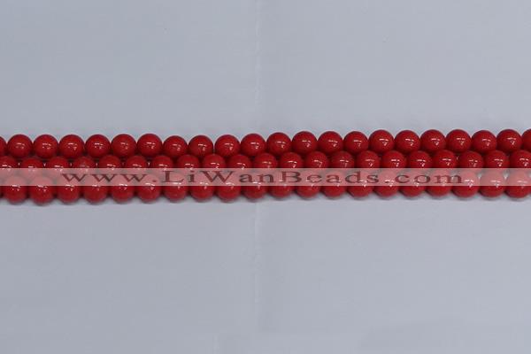 CMJ108 15.5 inches 8mm round Mashan jade beads wholesale