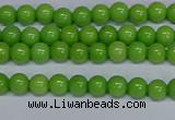 CMJ113 15.5 inches 4mm round Mashan jade beads wholesale