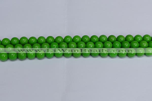 CMJ116 15.5 inches 10mm round Mashan jade beads wholesale