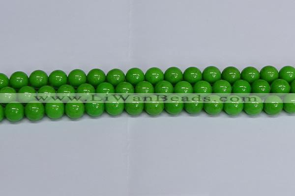 CMJ117 15.5 inches 12mm round Mashan jade beads wholesale