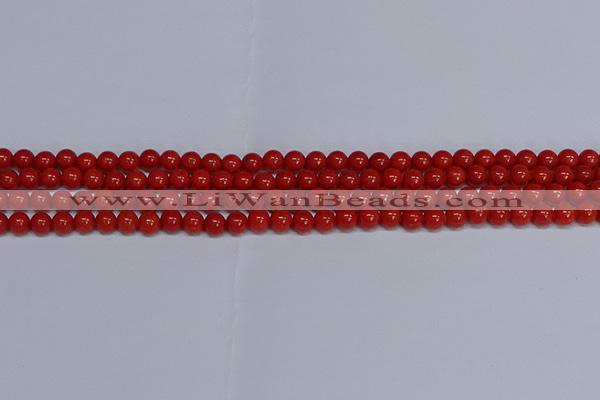 CMJ121 15.5 inches 6mm round Mashan jade beads wholesale