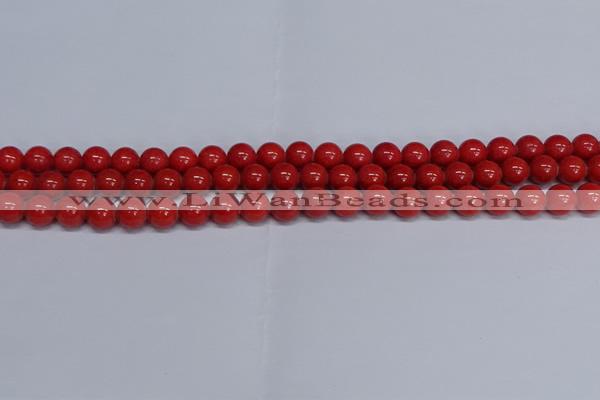 CMJ122 15.5 inches 8mm round Mashan jade beads wholesale