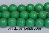 CMJ129 15.5 inches 8mm round Mashan jade beads wholesale