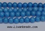 CMJ134 15.5 inches 4mm round Mashan jade beads wholesale