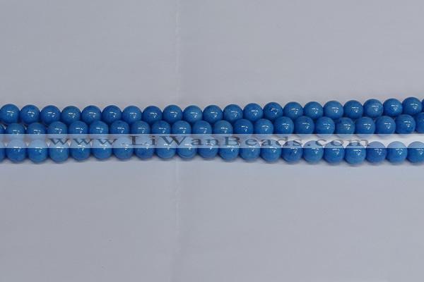 CMJ136 15.5 inches 8mm round Mashan jade beads wholesale