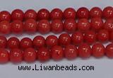 CMJ15 15.5 inches 4mm round Mashan jade beads wholesale