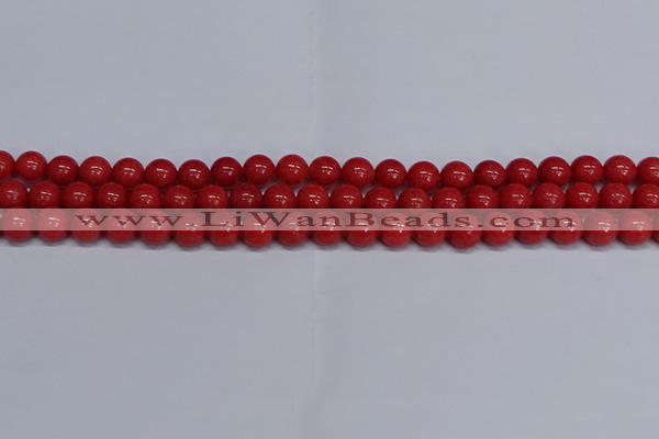 CMJ17 15.5 inches 8mm round Mashan jade beads wholesale