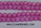 CMJ204 15.5 inches 4mm round Mashan jade beads wholesale