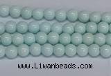 CMJ211 15.5 inches 4mm round Mashan jade beads wholesale