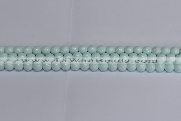 CMJ214 15.5 inches 10mm round Mashan jade beads wholesale