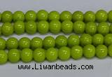 CMJ218 15.5 inches 4mm round Mashan jade beads wholesale