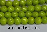 CMJ219 15.5 inches 6mm round Mashan jade beads wholesale