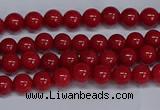 CMJ22 15.5 inches 4mm round Mashan jade beads wholesale