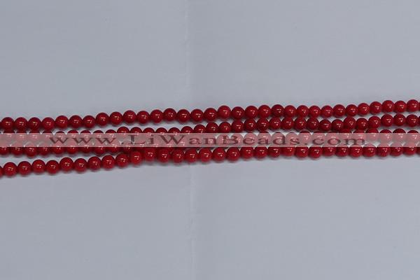 CMJ22 15.5 inches 4mm round Mashan jade beads wholesale