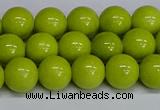 CMJ221 15.5 inches 10mm round Mashan jade beads wholesale