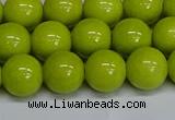 CMJ222 15.5 inches 12mm round Mashan jade beads wholesale