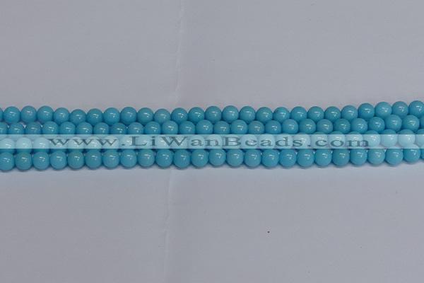 CMJ275 15.5 inches 6mm round Mashan jade beads wholesale