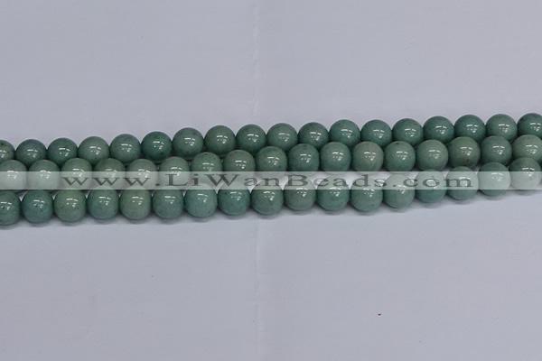 CMJ285 15.5 inches 12mm round Mashan jade beads wholesale