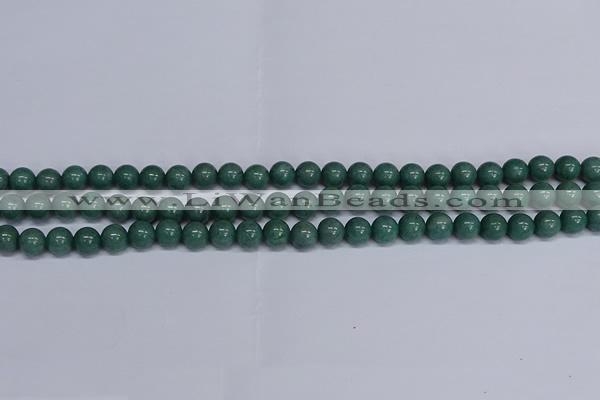 CMJ290 15.5 inches 8mm round Mashan jade beads wholesale