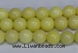 CMJ297 15.5 inches 8mm round Mashan jade beads wholesale